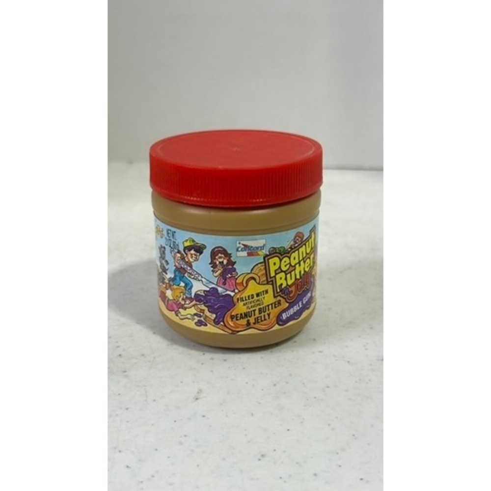Vintage Concord Peanut Butter n Jelly Bubble Gum Sealed Collectible Jar 90s